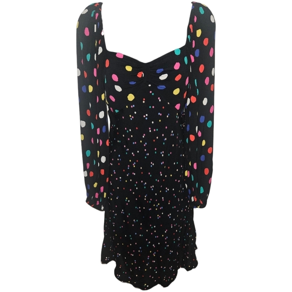RIXO × Target Coloful Polka Dot Long Sleeve Dress